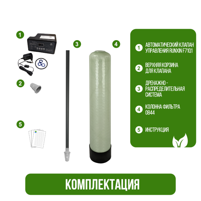 Фильтр обезжелезивания, сорбции воды Runxin 0844/F71Q1 Фильтр обезжелезивания, сорбции воды Runxin 0844/F71Q1