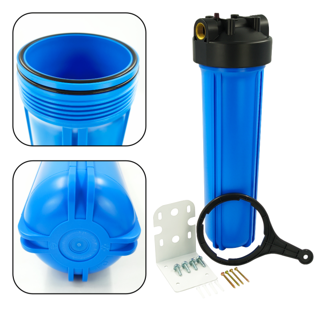 Корпус фильтра 20ВВ 1" синий ФИЛЬТРОБАЗА