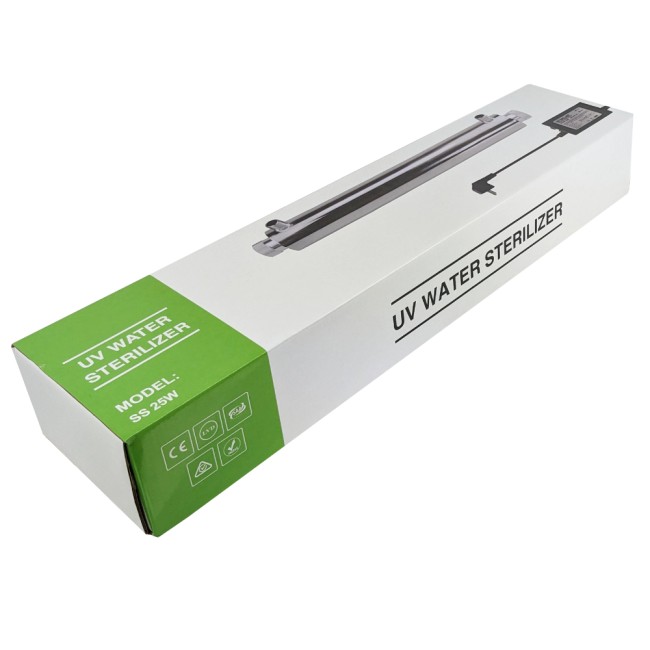 Ультрафиолетовый стерилизатор воды UV-6 GPM SS 25W 1", 1400 л/час 