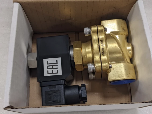 Соленоидный клапан электромагнитный 2W-25NK нормально закрытый, 1", 220V, латунь Соленоидный клапан электромагнитный 2W-25NK нормально закрытый, 1", 220V, латунь