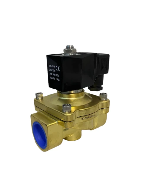 Соленоидный клапан электромагнитный 2W-40NK нормально закрытый, 1 1/2", 220V, латунь