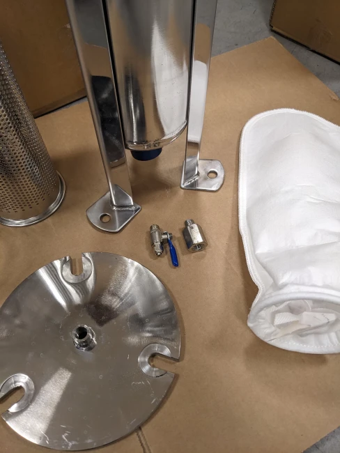 Мешочный фильтр BFH4, до 8 м³/ч.