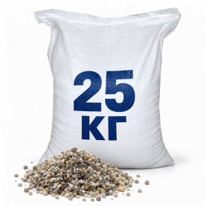 Кварцевый песок 2.5 - 5мм (подложка), 25 кг.