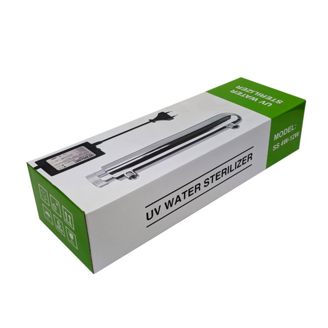 Ультрафиолетовый стерилизатор для воды UV-1 SS 12w коробка Ультрафиолетовый стерилизатор для воды UV-1 SS 12w коробка