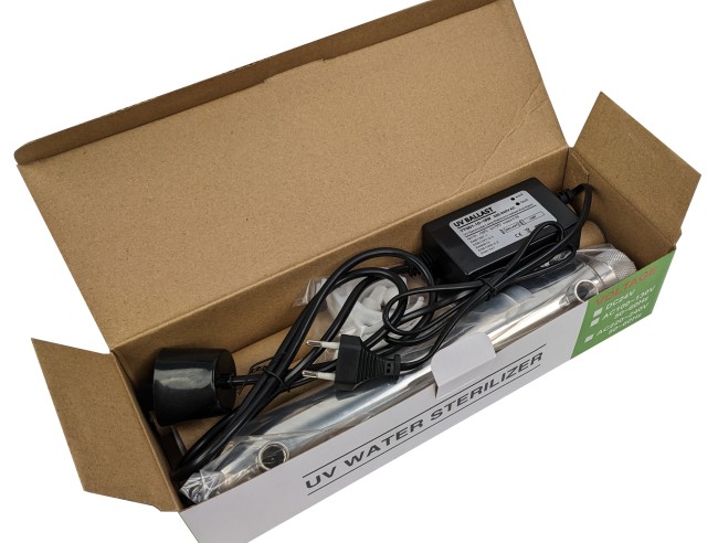 Ультрафиолетовый стерилизатор для воды UV-1 SS 12w комплект Ультрафиолетовый стерилизатор для воды UV-1 SS 12w комплект