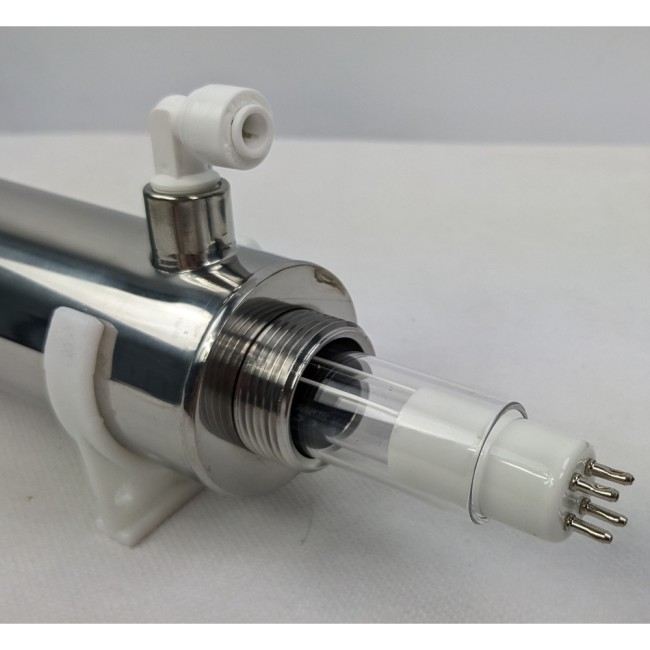 Ультрафиолетовый стерилизатор для воды UV-1 SS 12w кварцевая трубка и лампа Ультрафиолетовый стерилизатор для воды UV-1 SS 12w кварцевая трубка и лампа