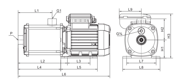 Насос повышения давления SHIMGE BWI5-4