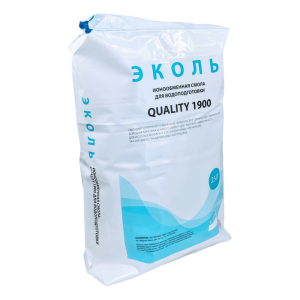 Смола ионообменная ЭКОЛЬ QUALITY 1900, 25л