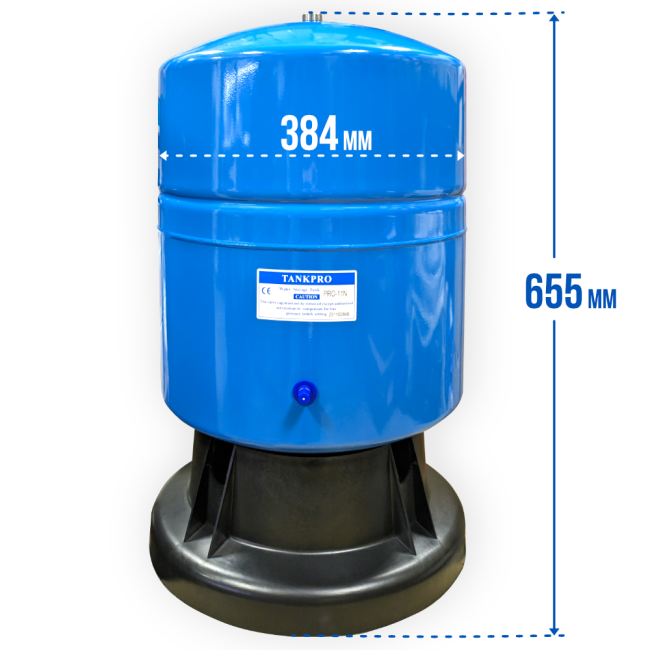 Размер накопительного бака, гидроаккумулятор 11G, 30/40л