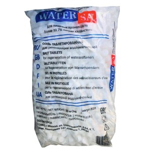 Соль пищевая таблетированная WATERSA, 25кг/меш Соль пищевая таблетированная WATERSA, 25кг/меш