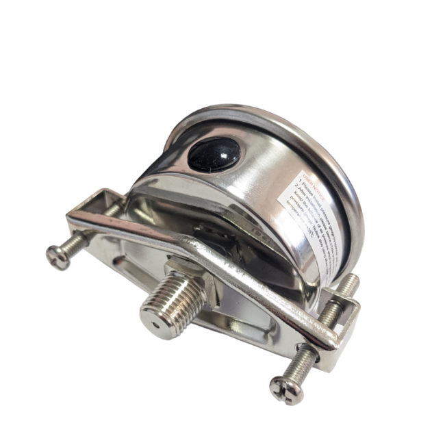 Манометр осевой ZYIA YTN-60Z 0-1 MPA, 0-10 бар, подключение 1/4