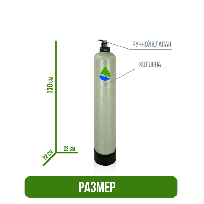 Фильтр обезжелезивания, сорбции воды Runxin 0844/F56E